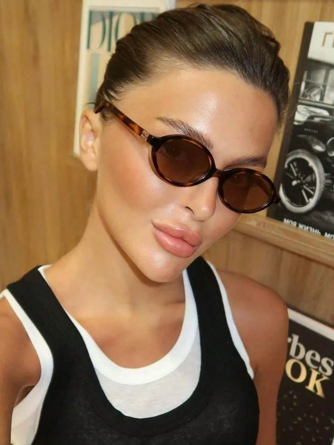 Ochelari SHEIN, maro