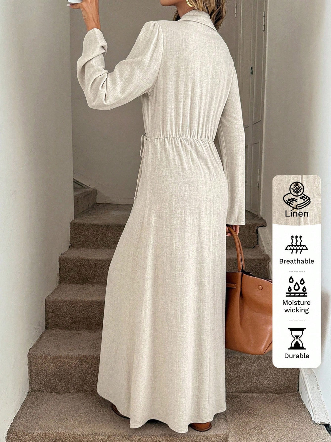 Rochie maxi SHEIN, portocaliu