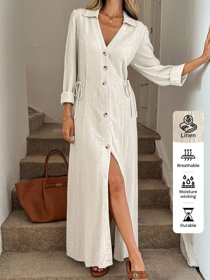 Rochie maxi SHEIN, portocaliu