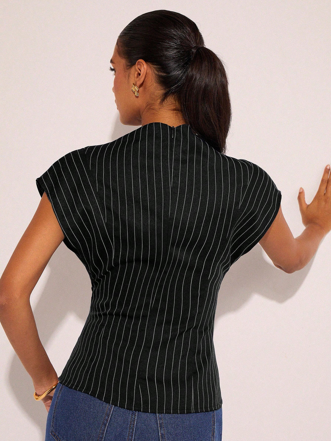 Top SHEIN, negru