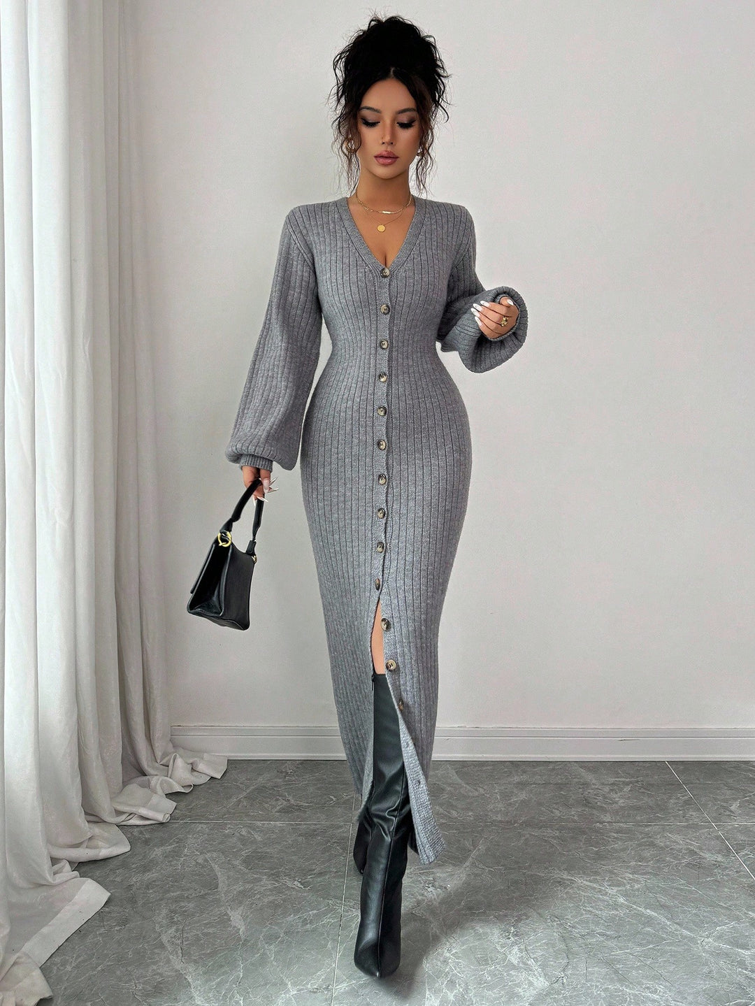Rochie SHEIN, gri