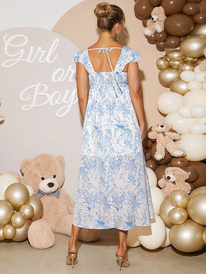 Rochie maxi SHEIN, mix culori