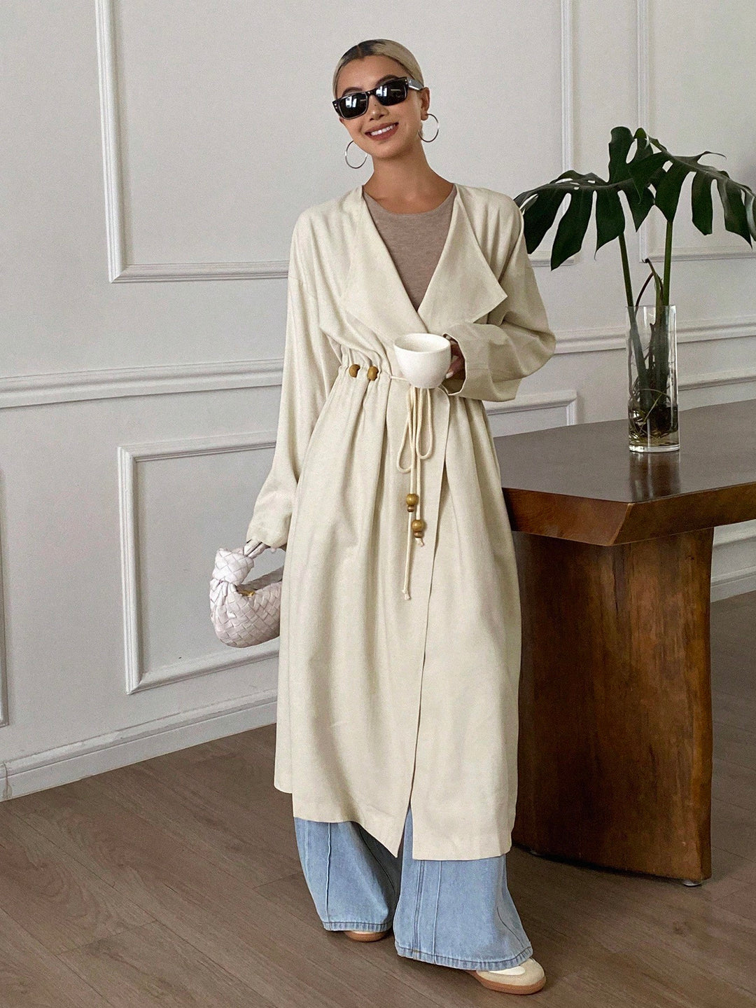 Trench SHEIN, bej