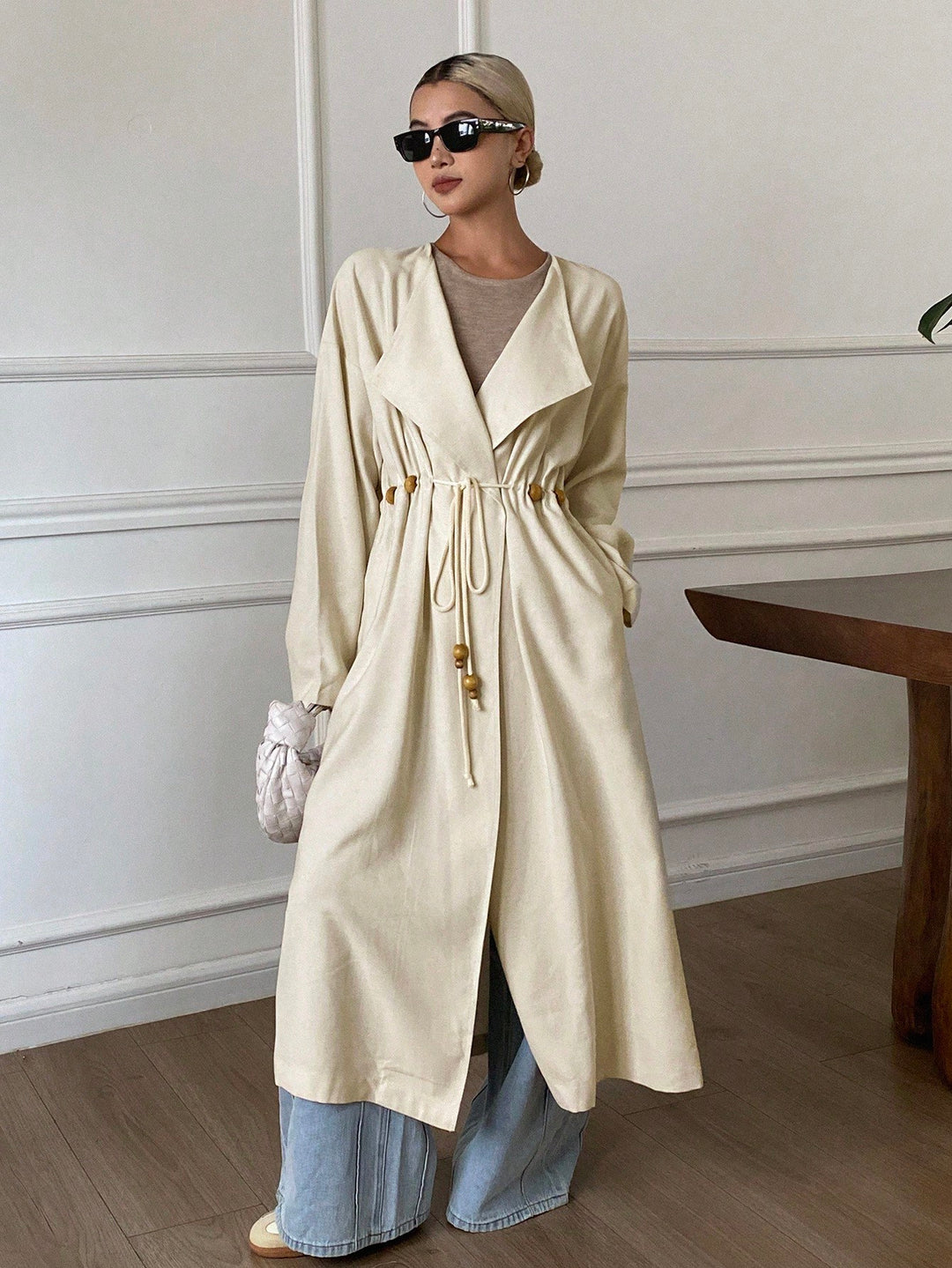 Trench SHEIN, bej