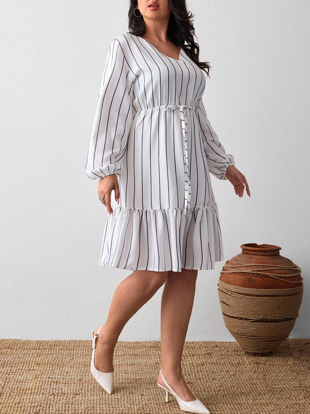 Rochie midi SHEIN, mix culori