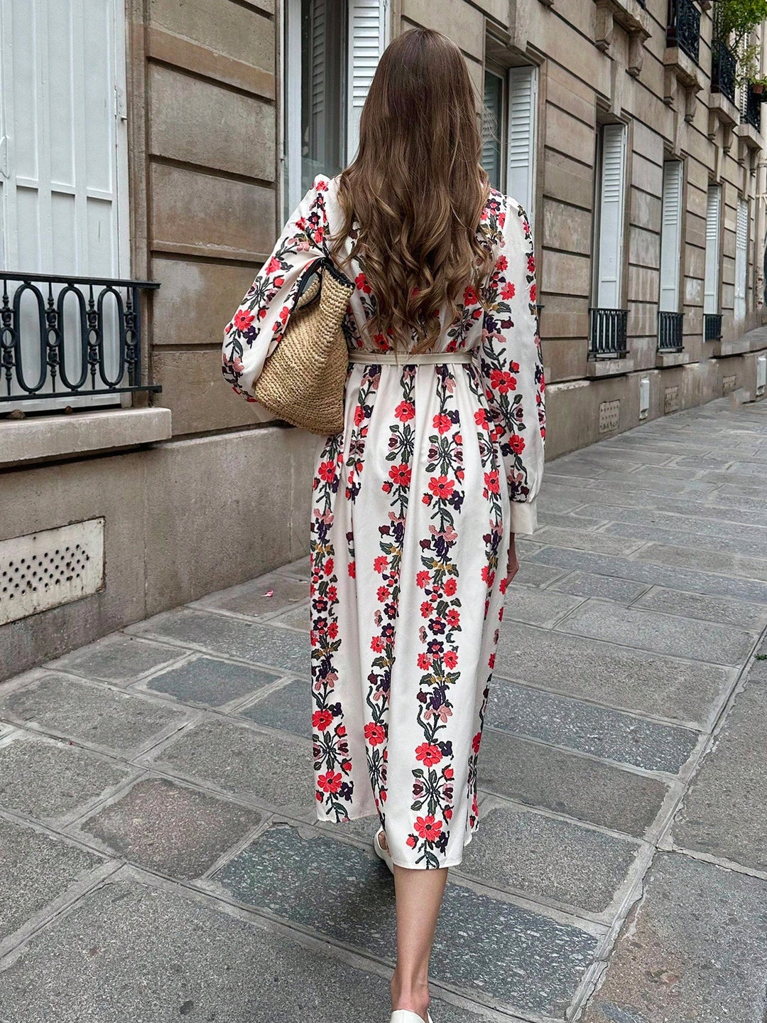 Rochie maxi SHEIN, mix culori