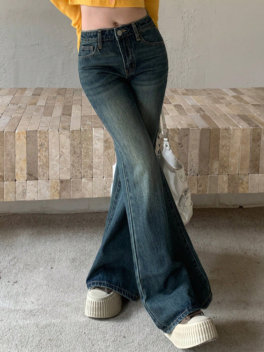 Jeans SHEIN, albastru
