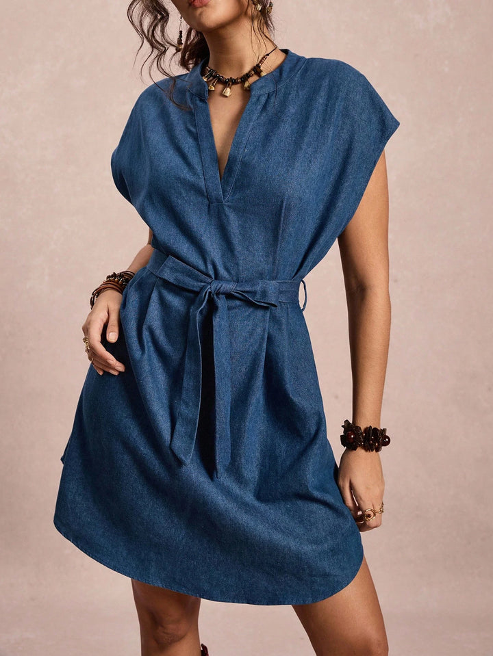 Rochie mini Shein Curve+, albastru