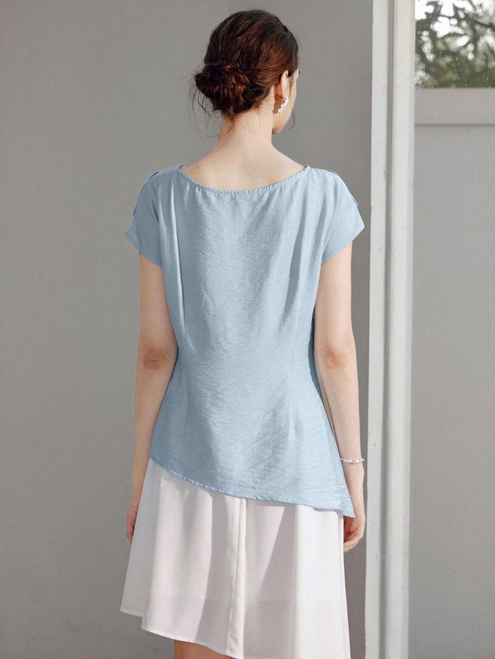 Bluza SHEIN, albastru