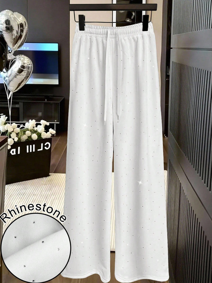 Pantaloni SHEIN, alb