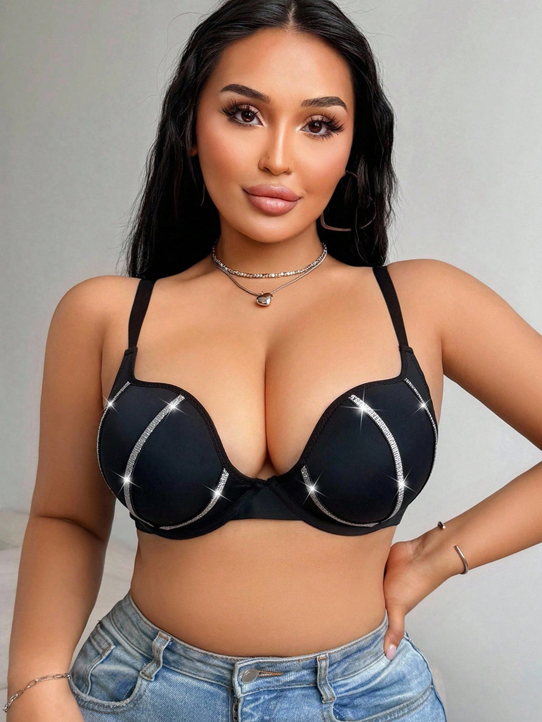 Sutien SHEIN, negru
