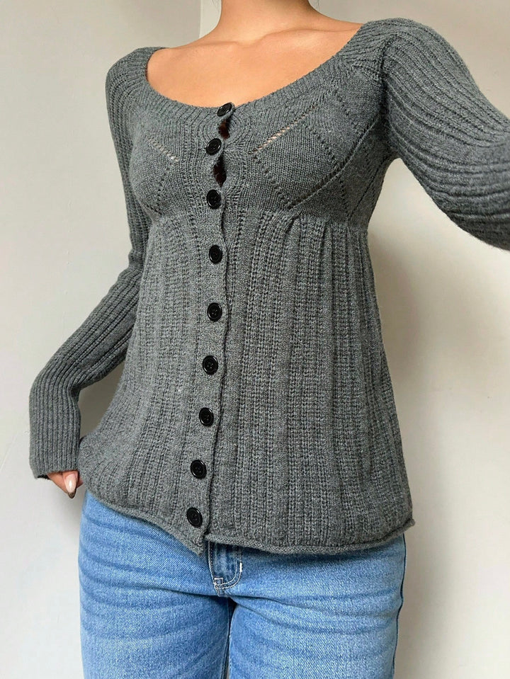 Cardigan SHEIN, gri