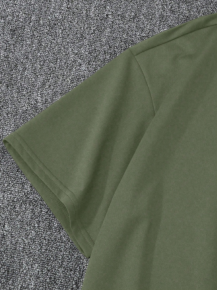 Tricou SHEIN, kaki