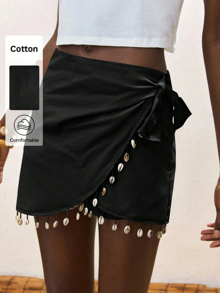 Fustă pantalon Shein, negru