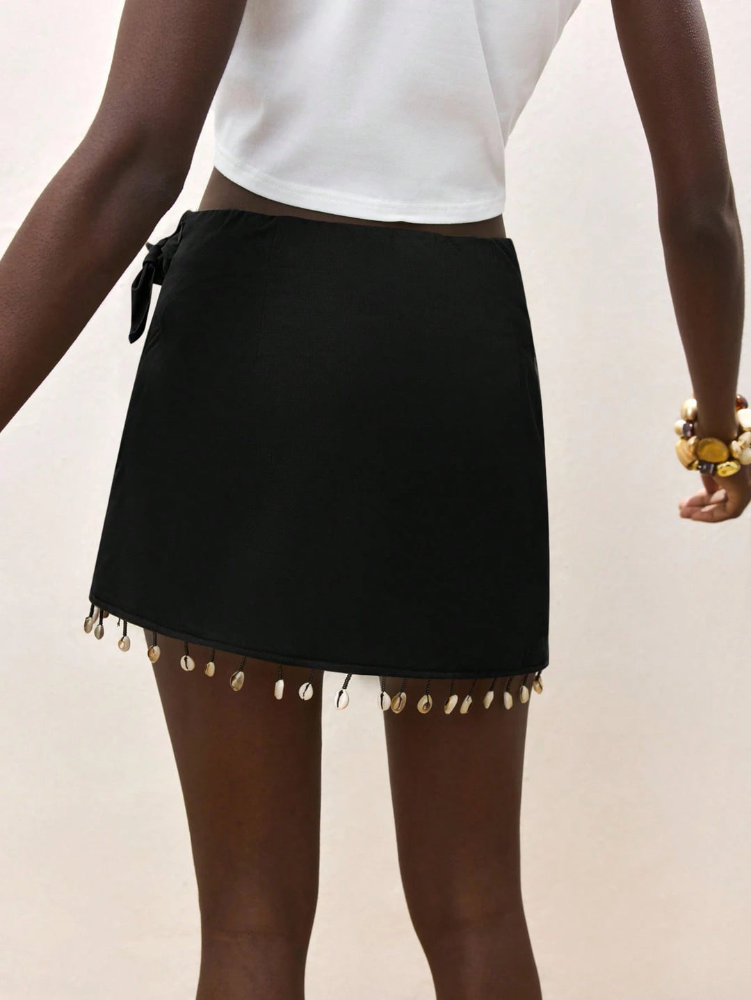 Fustă pantalon Shein, negru