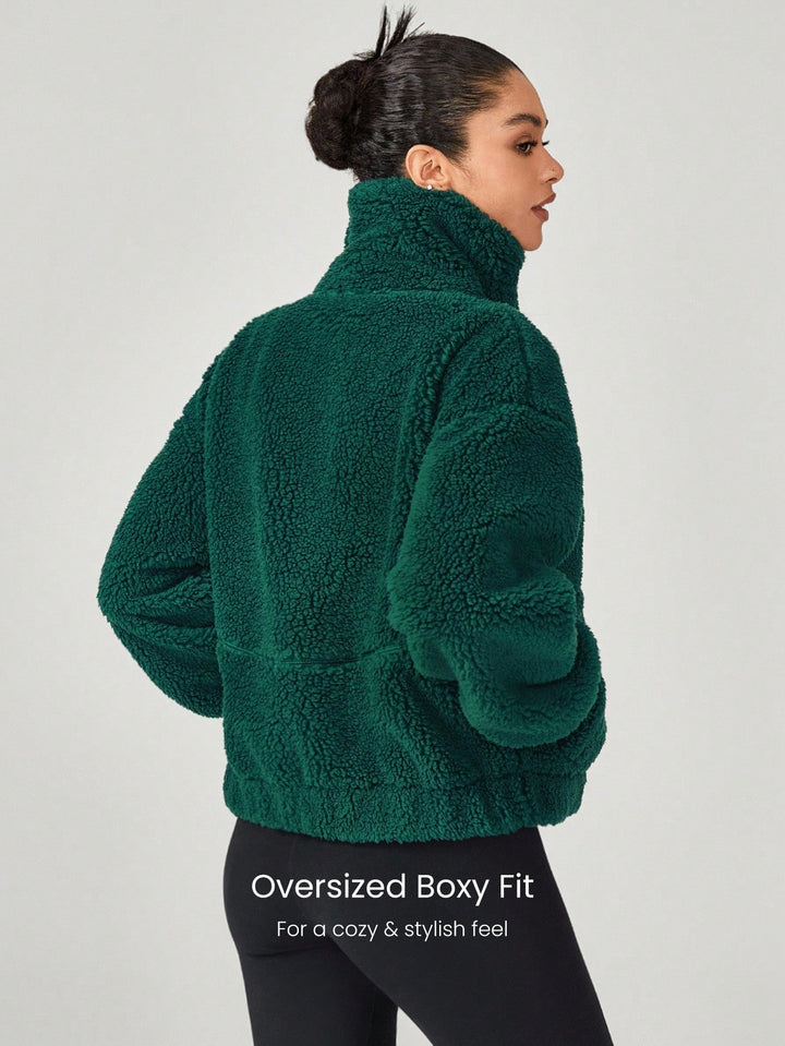 Jachetă sport SHEIN, verde