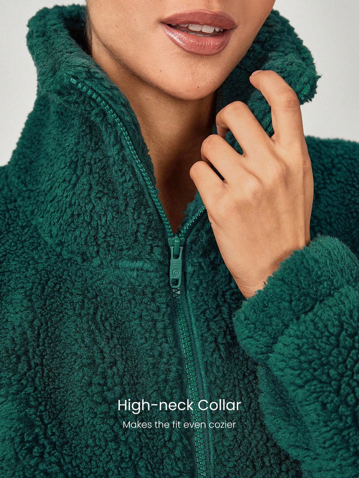 Jachetă sport SHEIN, verde