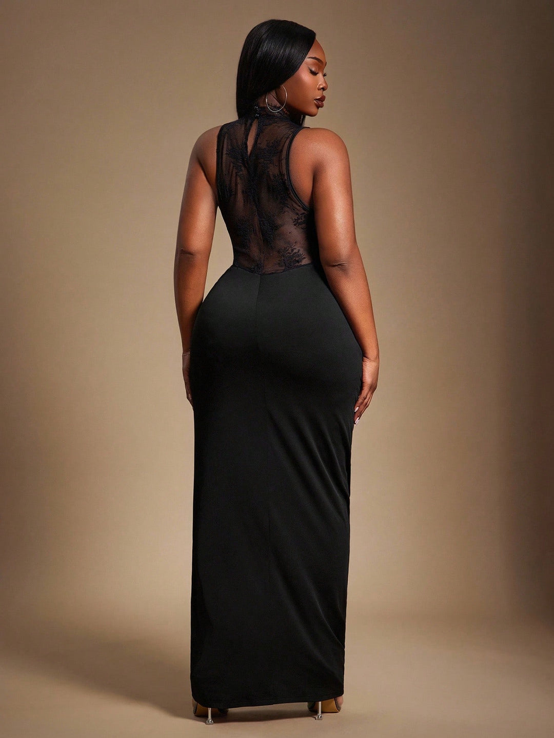 Rochie maxi SHEIN, negru