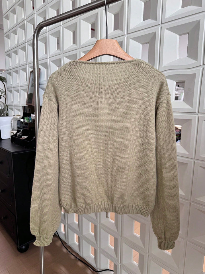 Cardigan SHEIN, kaki