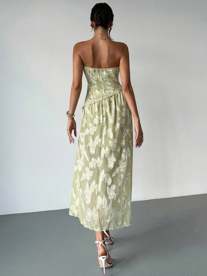 Rochie maxi Shein, verde