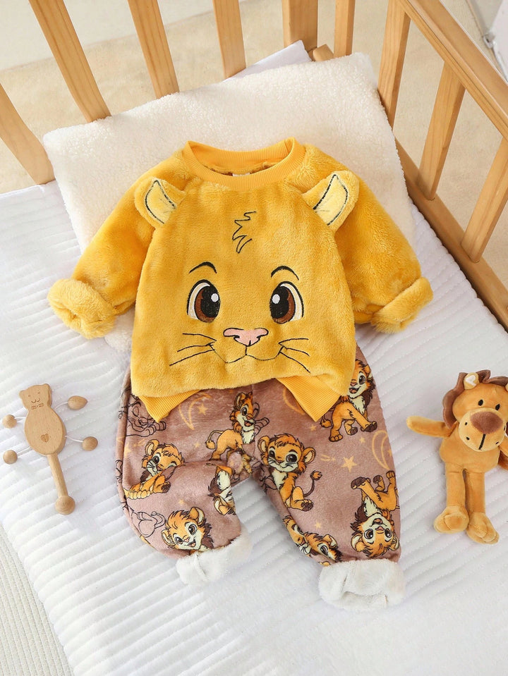 Pantaloni de pijama SHEIN, galben