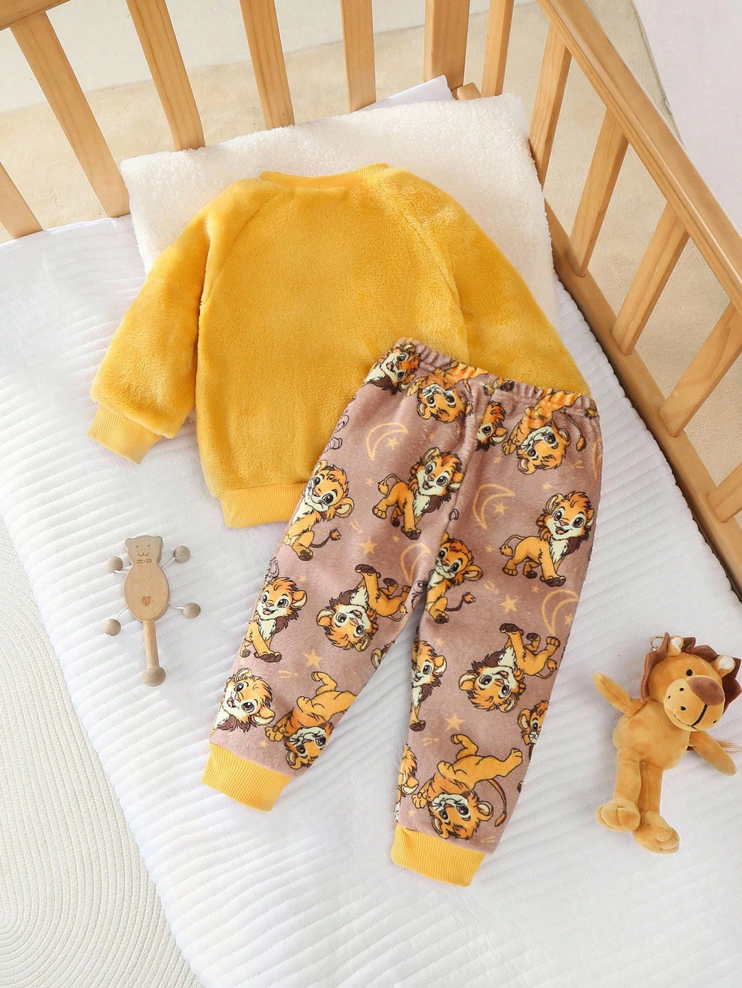 Pantaloni de pijama SHEIN, galben