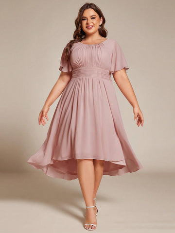 Rochie midi SHEIN, roz