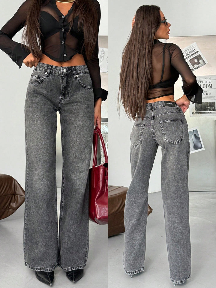 Jeans SHEIN, gri