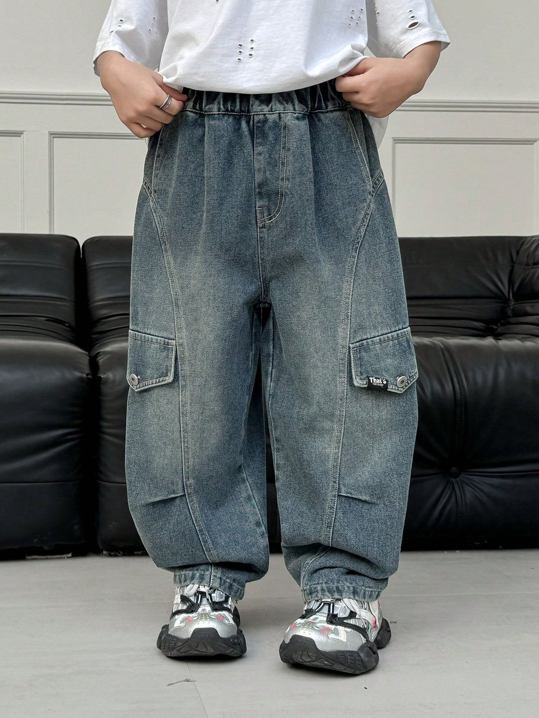 Jeans SHEIN, albastru