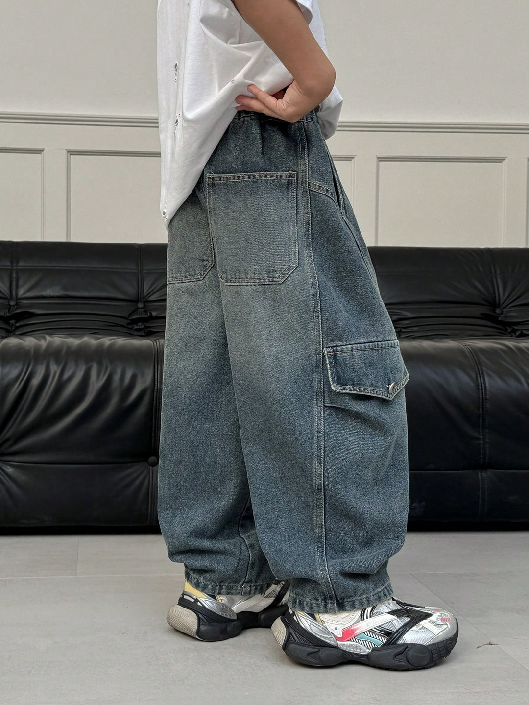 Jeans SHEIN, albastru