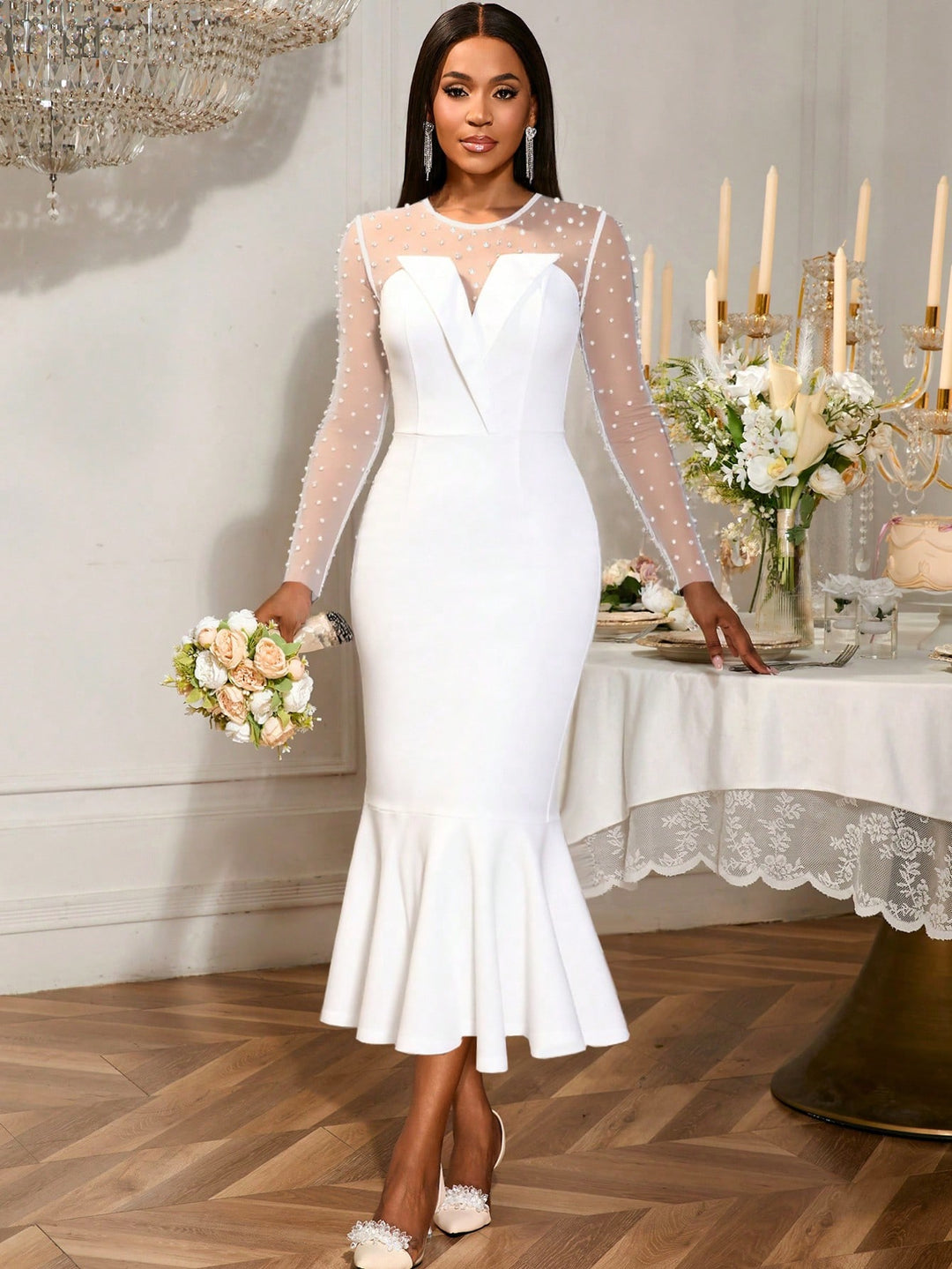 Rochie SHEIN, alb