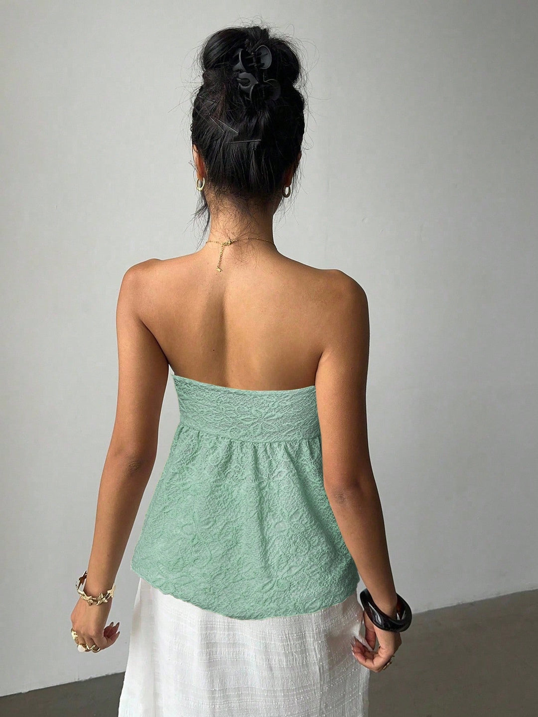 Top SHEIN, verde