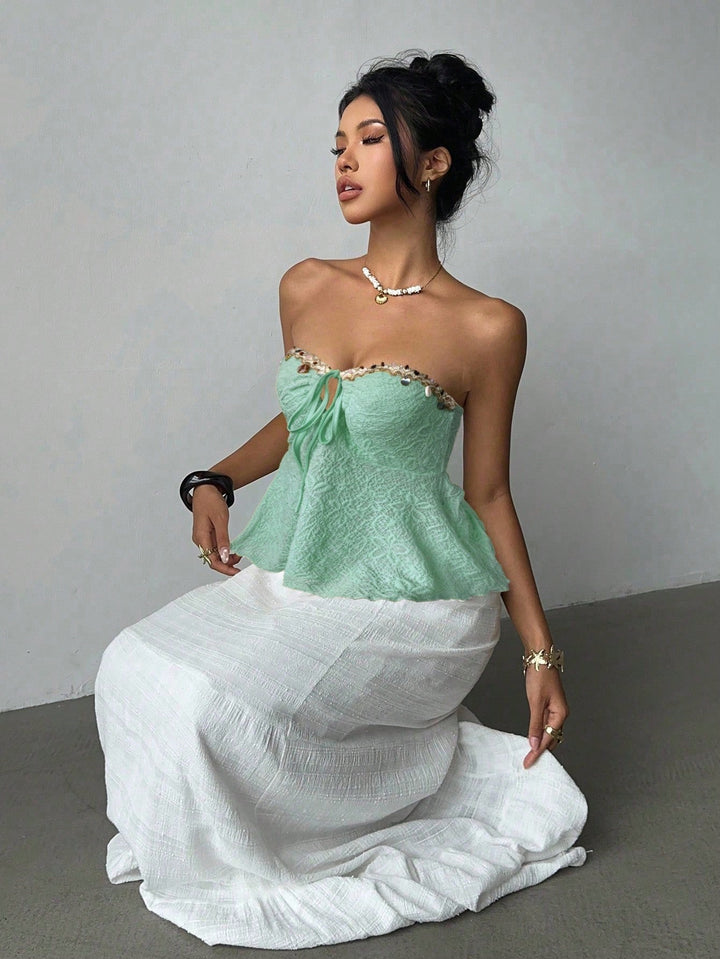 Top SHEIN, verde
