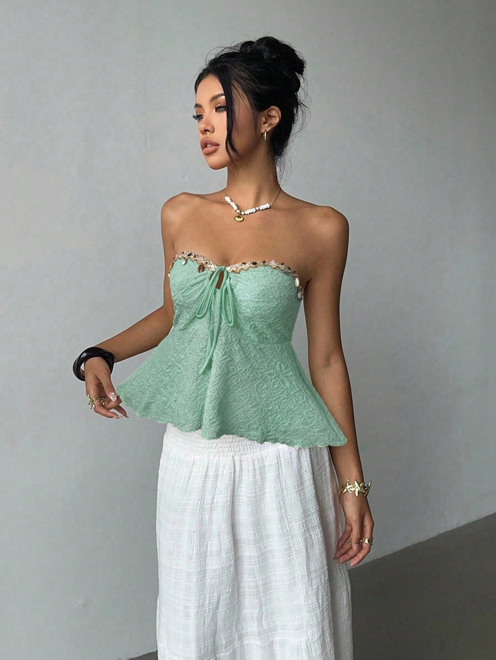 Top SHEIN, verde