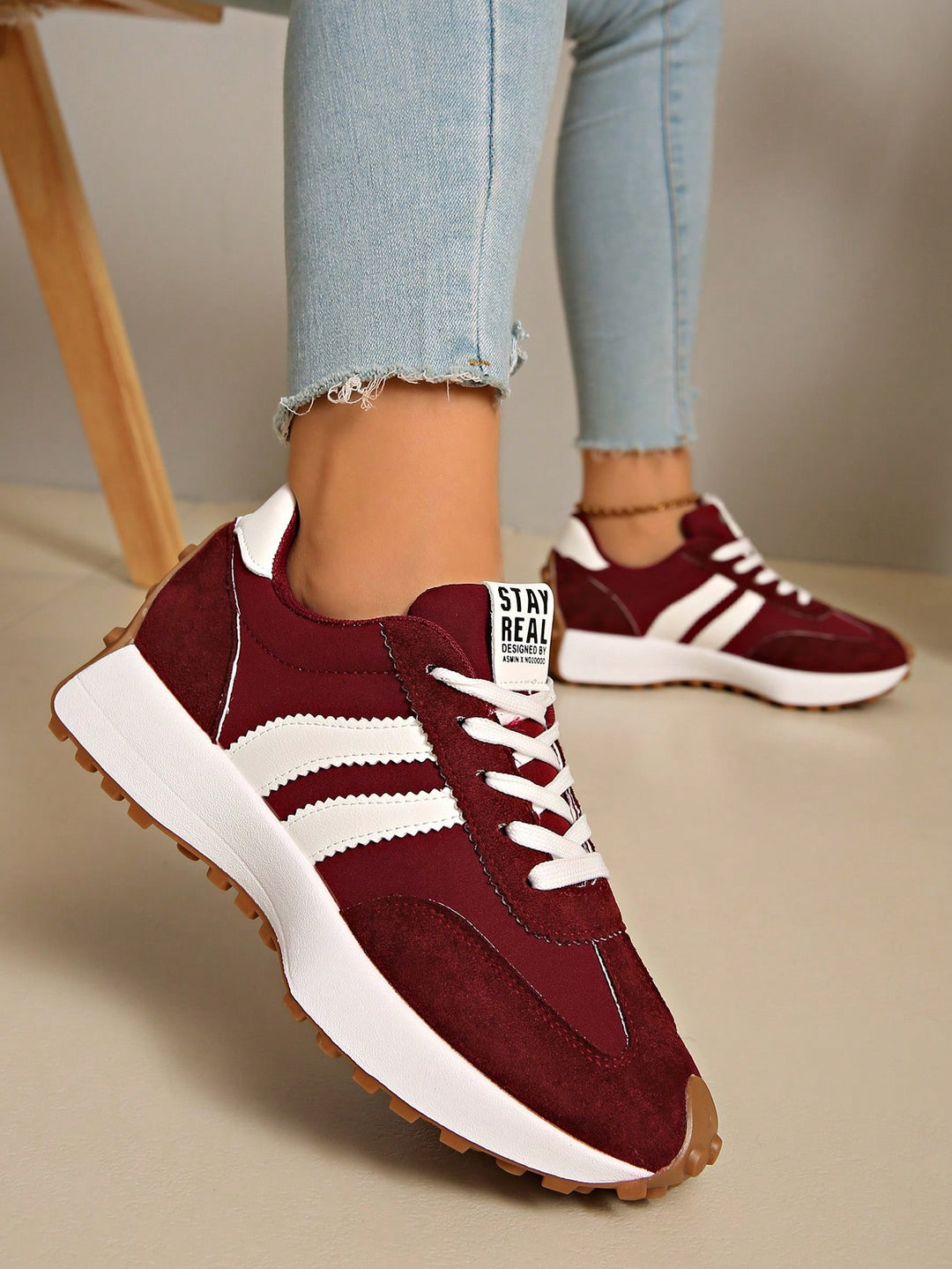 Pantofi sport SHEIN, roșu