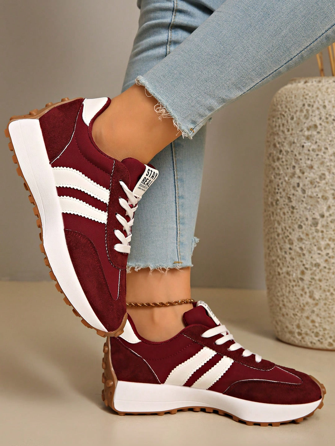 Pantofi sport SHEIN, roșu