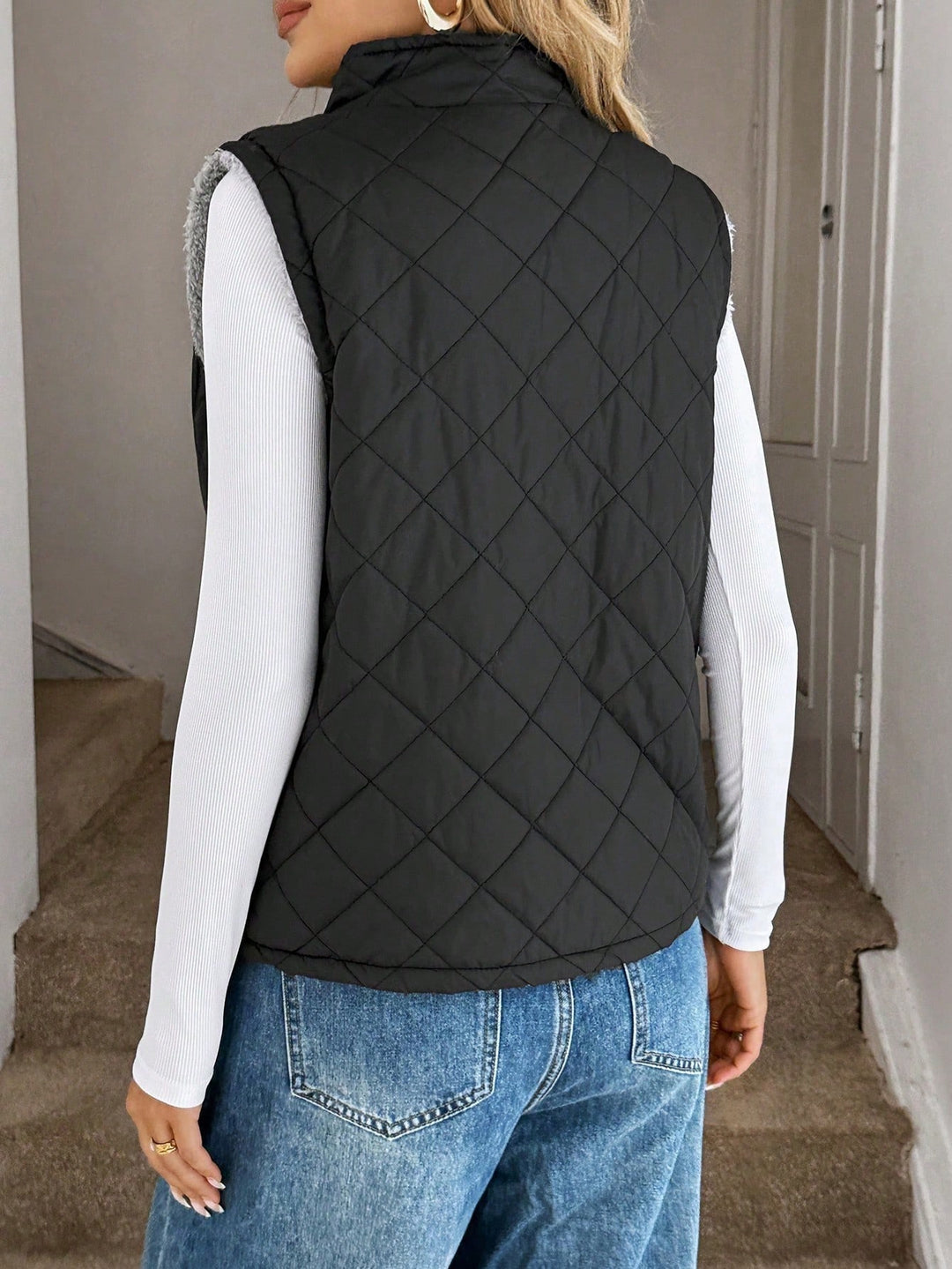 Vestă SHEIN, negru