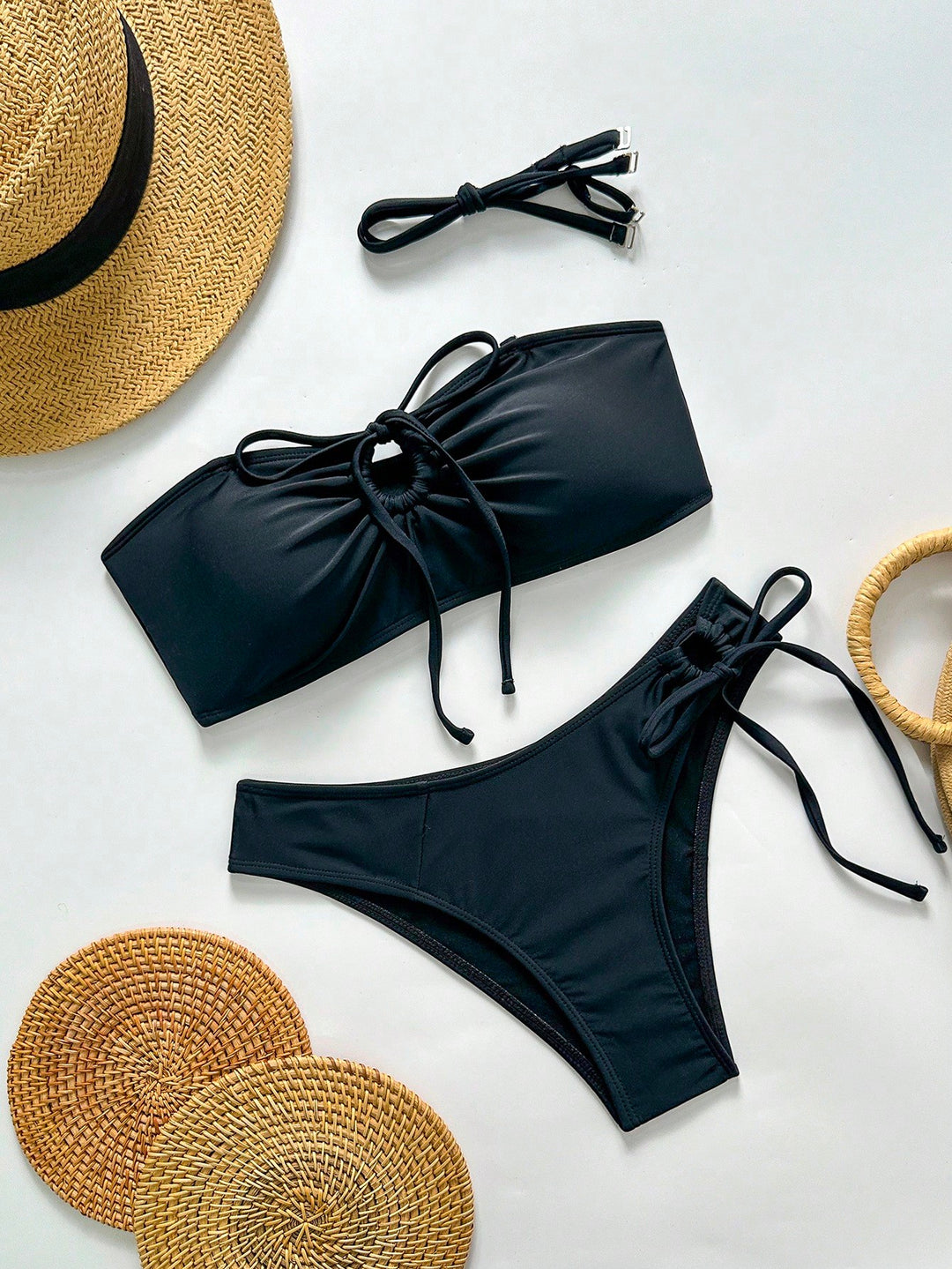 Set bikini SHEIN, negru