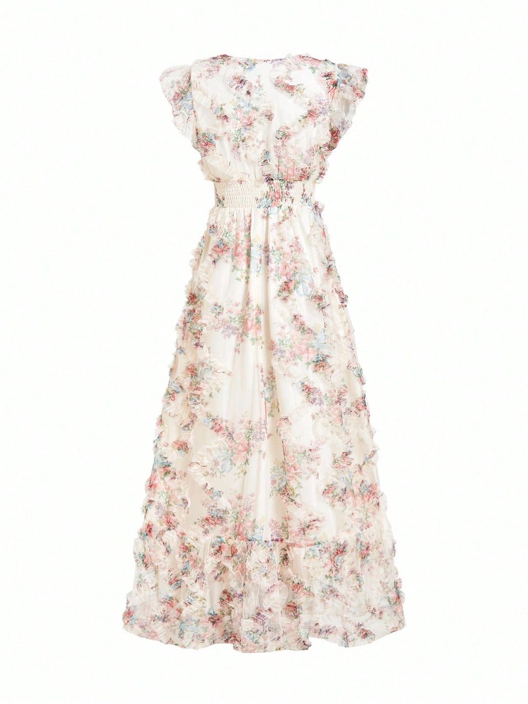Rochie maxi SHEIN, mix culori