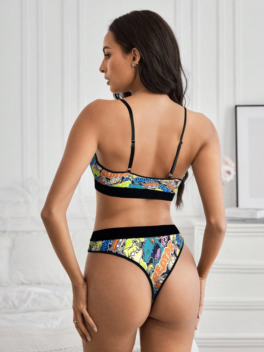 Set lenjerie SHEIN, negru