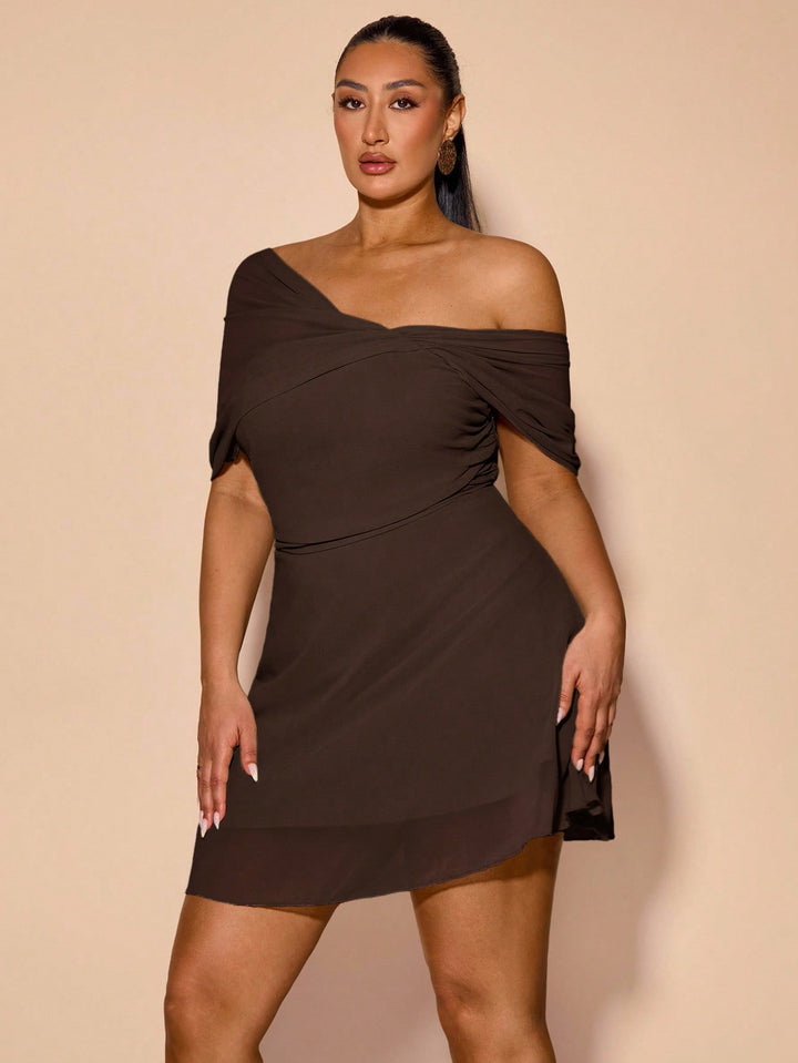 Rochie SHEIN, maro