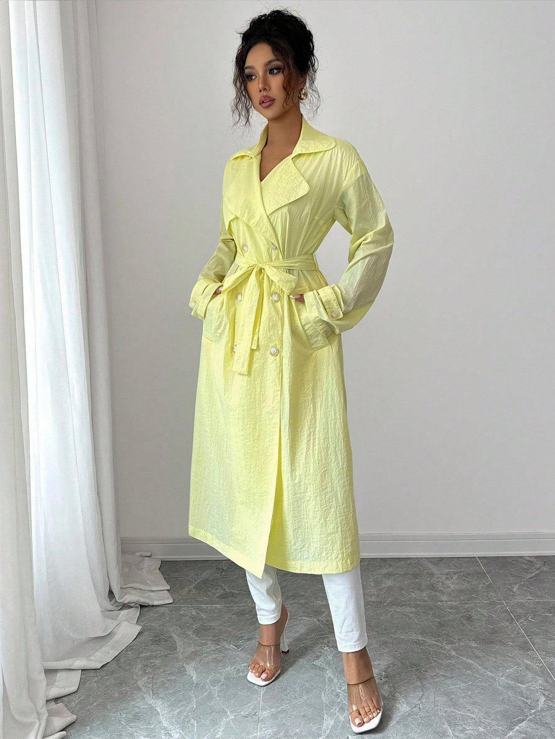 Trench SHEIN, galben