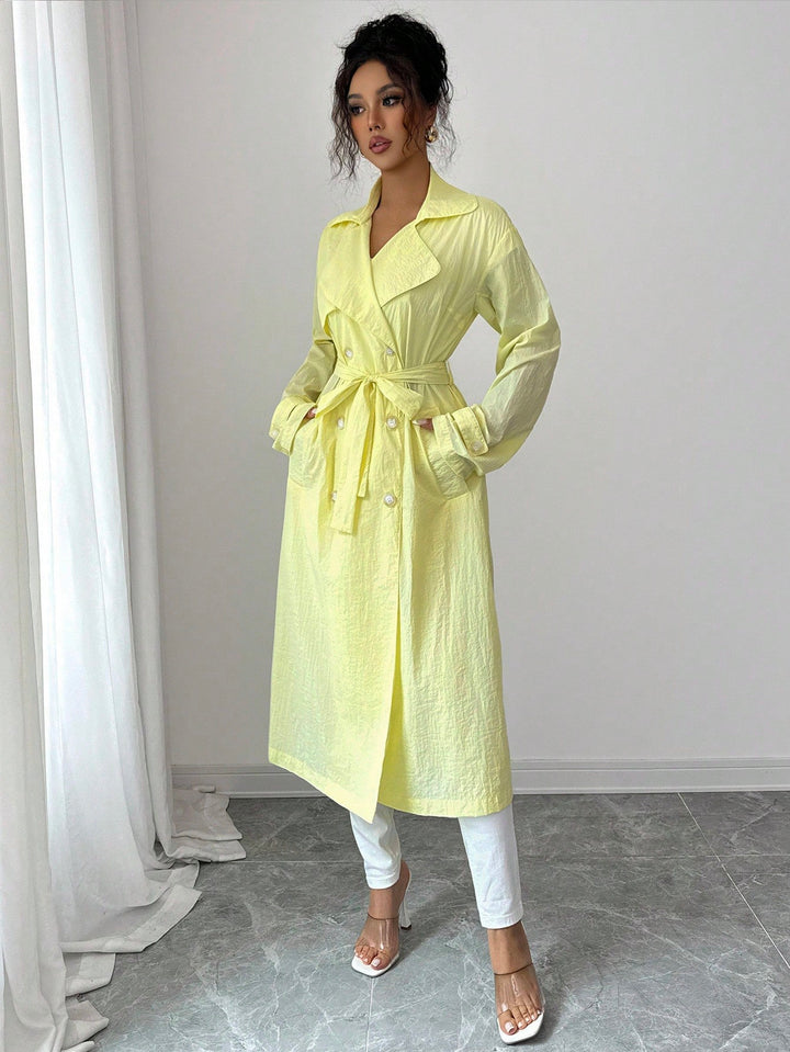Trench SHEIN, galben