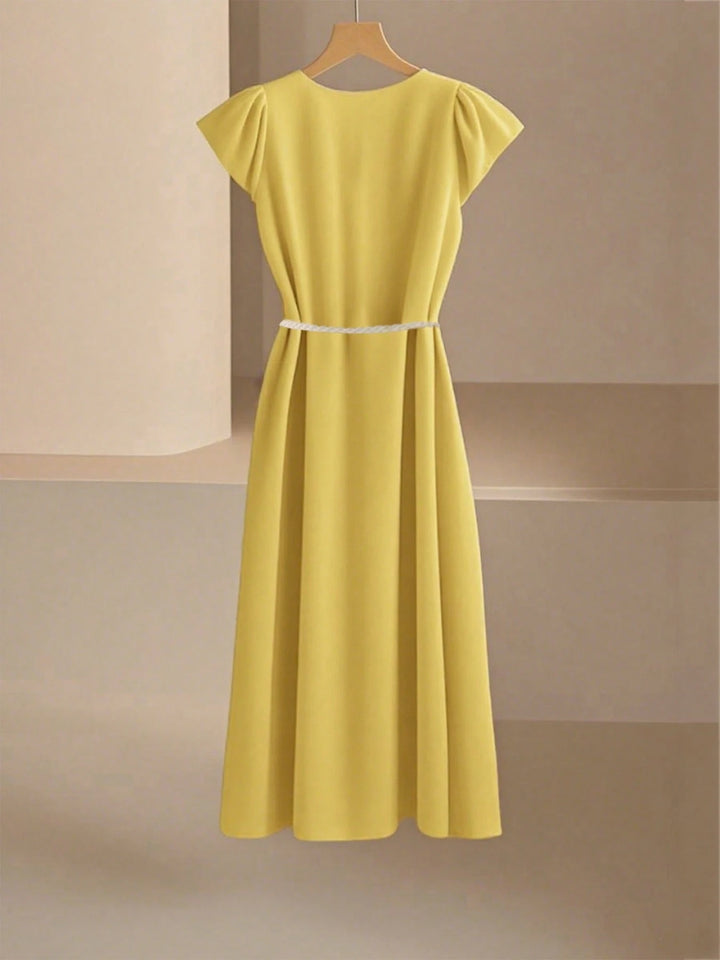 Rochie midi SHEIN, galben