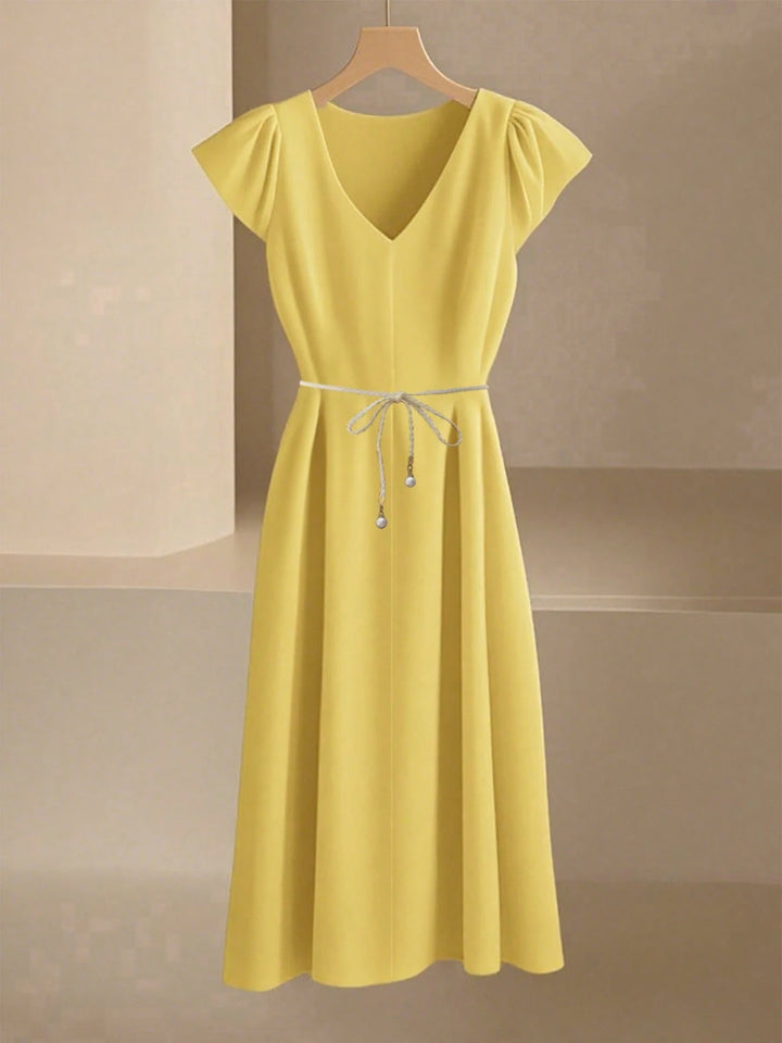 Rochie midi SHEIN, galben