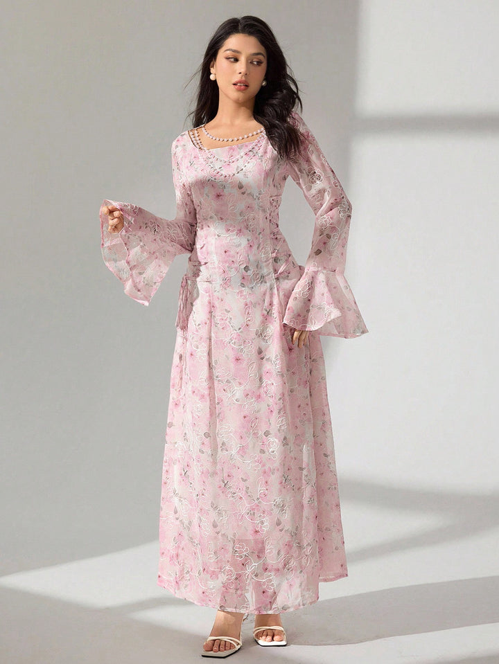 Rochie maxi SHEIN, roz