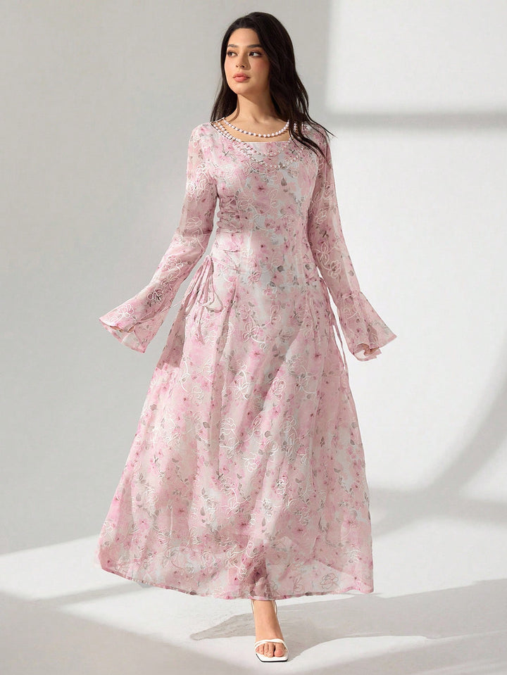 Rochie maxi SHEIN, roz