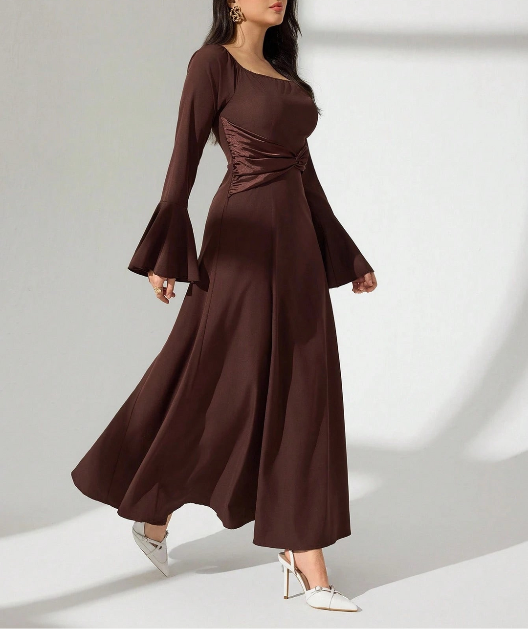 Rochie maxi Shein, maro