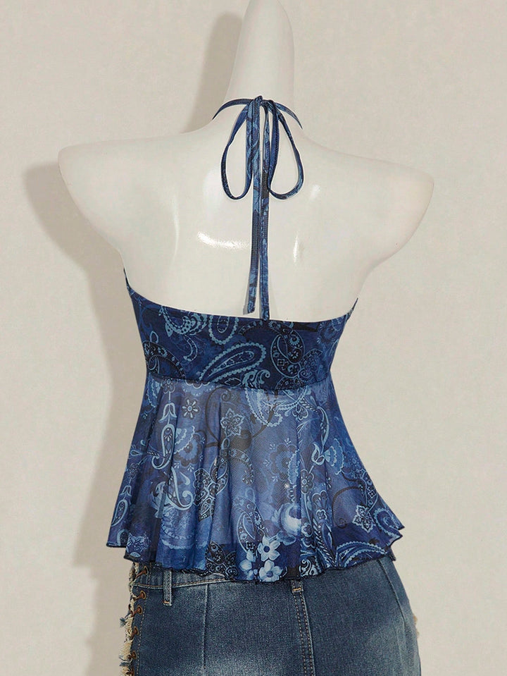 Top SHEIN, albastru