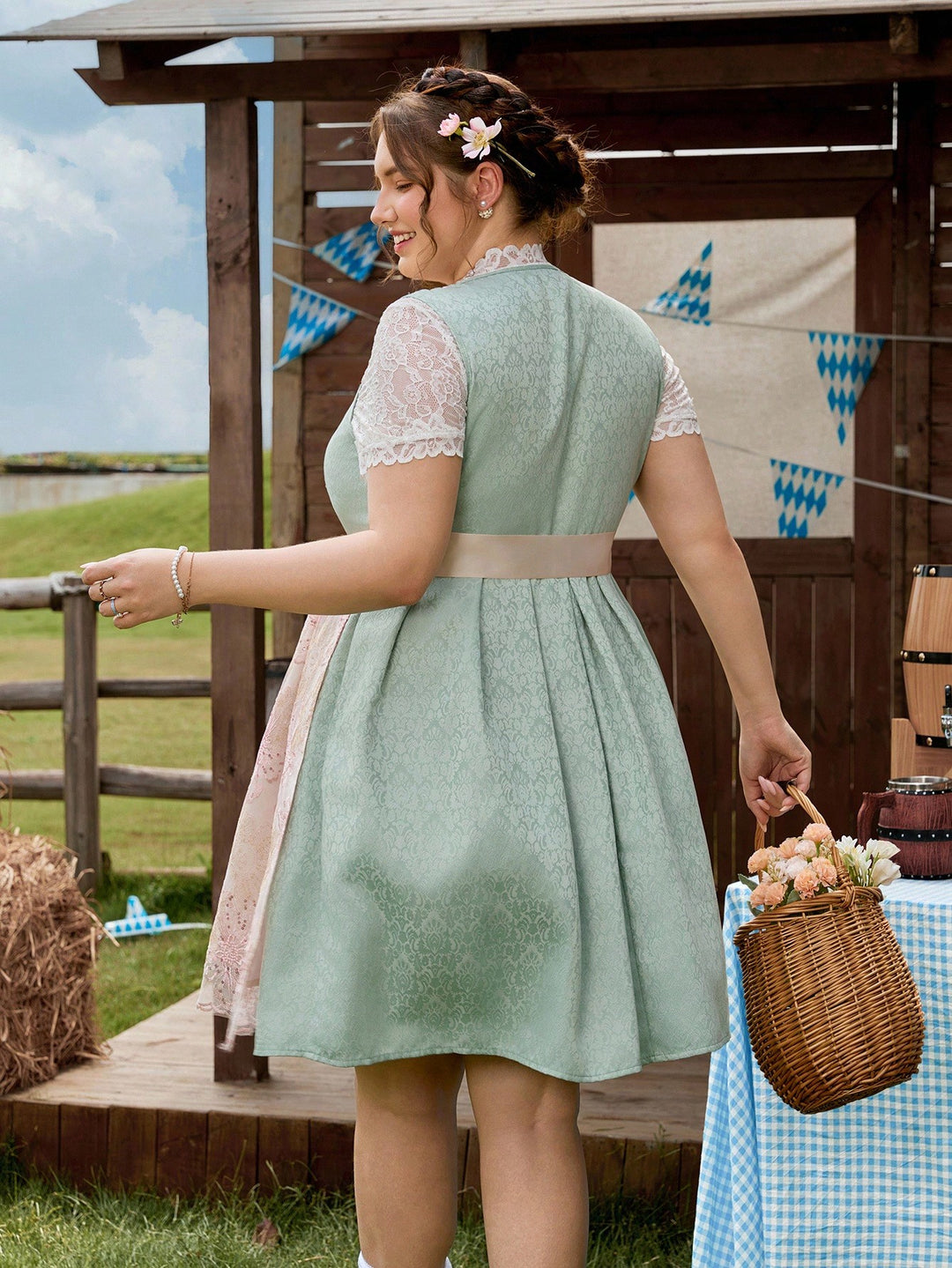 Rochie SHEIN, verde
